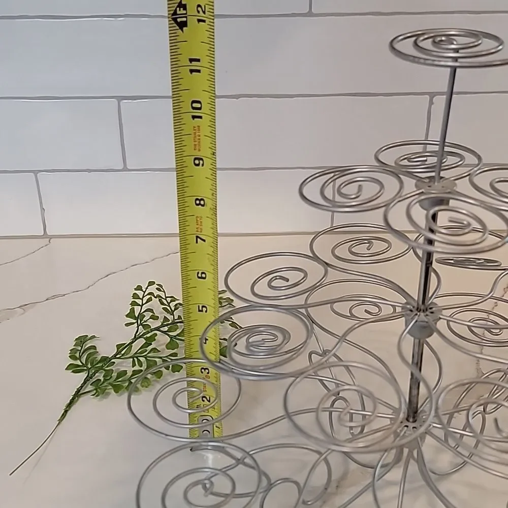 Wilton Silver Metal Cupcake Stand